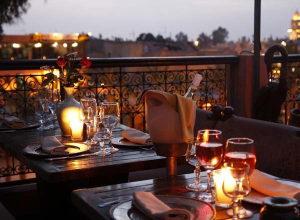 dinner in morocco for honeymoon